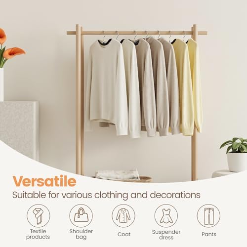 Plastic Short Neck Hangers 20 Pack Ultra-Thin Space-Saving ABS 360° Swivel Hook Ideal for Closet Organization Fits Coats Shirts Dresses & More (20, Black) - Image 7