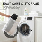 JMvicyroam 65L Extra Large Machine Washable Cotton Rope Blanket Basket - Image 5