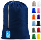 Handy Laundry XL Nylon Laundry Bag 30"x40", 60 lb Capacity, Navy Blue by Handy+Laundry