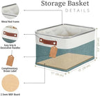 DECOMOMO Storage Bins, Large Fabric Storage Baskets for Shelves 3 Pack - Image 3