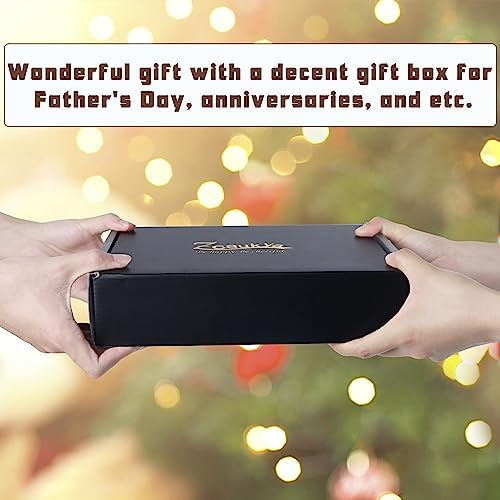 Zcaukya Men's Valet Tray, 5 Compartments, Black - Image 6