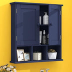 TaoHFE Blue Bathroom Over The Toilet Storage Cabinet by TAOHFE
