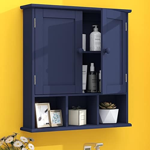 TaoHFE Blue Bathroom Over The Toilet Storage Cabinet by TAOHFE