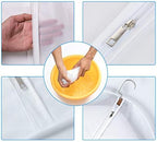Mskitchen Garment Bags for Hanging Clothes, Clear Plastic Closet Storage Covers with Cedar Balls, 24" x 43"/54”, 6 Pack - Image 5