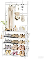 Shoe Rack 5 Tier Shoe Organizer Storage 15-20 Pairs for Closet Entrance by OYREL