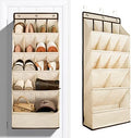 1 Pack Over the Door Shoe Organizers, Hanging Organizers with Large Pockets by Fentec
