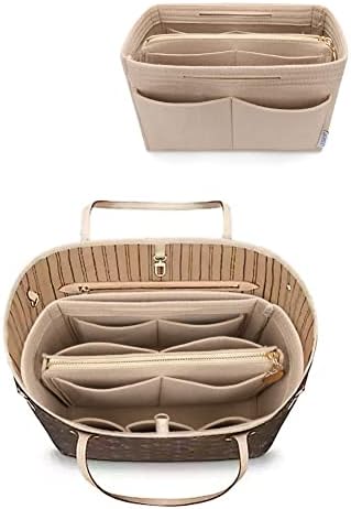 LEXSION Felt Purse Organizer Insert, Tote Bag Shaper Dividers with 5 Sizes by LEXSION