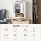 HAYOFAMY 4-Tier Wall Bathroom Storage Cabinet 7.9" D x 15.7" W x 23.6" H - Image 6