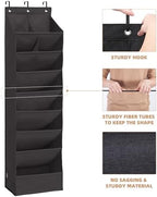 STORAGE MANIAC Over the Door Shoe Organizer Heavy-Duty Large Deep Pocket Hanging Shoe Organizer Shoe Rack Door Closet Shoe Organizer for Wall, Dorm & Narrow Door Storage Shoe Holder Black, 1 Pack - Image 6