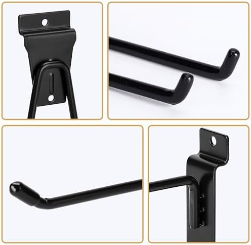 Heavy-Duty Slatwall Baskets and Hooks - Slatwall Accessories for Standard Slatwall Panels | Ideal for Organizing Garages and Workshops - Image 7