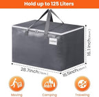 BlissTotes Large Moving Bags, Storage Bags, 125L-2 Pack - Image 2