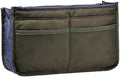 Vercord Purse Organizer Insert for Handbags Bag Organizers Inside Tote Pocketbook Women Nurse Nylon 13 Pockets Army Green Small by Vercord