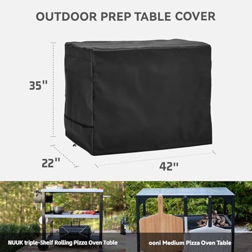 Outdoor Prep Table Cover-Compatible with 42 " Outdoor Utility Cart - Image 2
