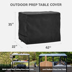 Outdoor Prep Table Cover-Compatible with 42 " Outdoor Utility Cart - Image 2