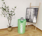 Extra Large Laundry Basket, Big Laundry Hamper Bag with Handles, 130L Green - Image 3