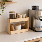 2-Tier Bathroom Kitchen Coffee Station Counter Shelf Organizer - Image 2