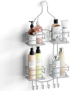 SRIWATANA Shower Caddy Hanging, Shower Organizer with Razor Hooks, Chrome by SRIWATANA