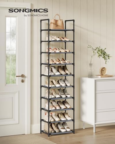 SONGMICS Shoe Rack, 10-Tier Shoe Shelf, Shoe Storage Organizer - Image 4