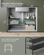 Under Sink Organizers and Storage,Expandable under cabinet organizer Shelf - Image 5