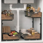 Pull Out Cabinet Organizer 2 Tier Metal Under Sink Organier - Image 4