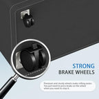 HomeHacks 75L Rolling Laundry Basket with 4 Wheels Collapsible Gray - Image 4