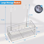 YUOROS 304 Stainless Steel Shower Caddy Hanging (Silver) - Image 6