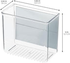 iDesign Magnetic Small Clear Plastic Organizer Bins, 4-Pack - Image 3