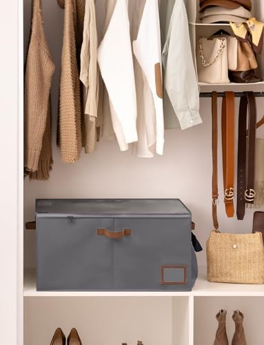 StorageWorks Large Shoe Storage Organizer for Closet, Up to 20 Pairs, Gray - Image 4