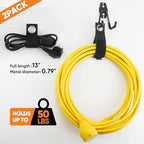Nacial 26 Pack Heavy Duty Garage Hooks,Steel Wall Mount Storage Hangers - Image 7