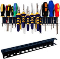 Screwdriver Organizer, Pliers Rack, Heavy Duty Wall Mounted Tool Storage Rack, Hand Tools Organizer, Metal Organizer for Garage Workshop, Garage Tool Organizer Wall Mount, 15.75 Inch by Unknown