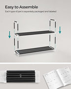 SONGMICS 4-Tier Shoe Rack, Shoe Storage for Hallway Closet - Image 6