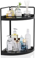Corner Bathroom Counter Organizer, 2 Tier Bathroom Sink Shelf by CeleVista
