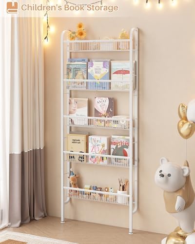 UMDONX Narrow 5-Tier Behind-the-Door Bathroom Storage Rack - Image 5
