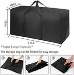 Extra Large Moving Bags with Strong Zippers & Carrying Handles, Storage Bags Storage Totes for Clothes, Moving Supplies, Space Saving Oversized Storage Bag Organizer for Moving, Traveling (2 Pack) - Image 2