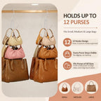 ZEDODIER 2 Pack Purse Hanger, Purse Organizer for Closet, Holds 12 Bags - Image 2