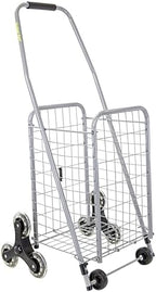 dbest Products Stair Climber Cruiser Cart Sport, Foldable Grocery Cart on Wheels,Multi-Use Collapsible Folding Laundry Basket with Wheels by dbestproductsInc