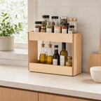 2-Tier Bathroom Kitchen Coffee Station Counter Shelf Organizer - Image 3