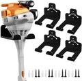 Garage Organizer Trimmer Rack Wall Mount, Weedeater Hanger, Black, 4 Pack by ZGJWJYUU