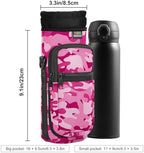 Nuovoware Water Bottle Carrier Bag, 25oz/32oz, Camouflage Pink - Image 4