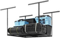 FLEXIMOUNTS 4x4 Overhead Garage Ceiling Storage Rack Organization, Black by FLEXIMOUNTS