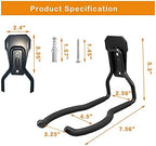 Garden Power Tool Hanger - Garage Wall Hooks, Weedeater & String Trimmer Hanger - Utility Hooks for Garage Tool Organizers and Storage - Black, 3 Pcs - Image 2