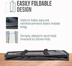Extra Large Utility Tote Bag - Oversized Collapsible Large Beach Bag, Great for Pool with Sturdy Frame, Extra Side Pockets and Tons of Storage - Image 6