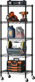 SINGAYE Small Wire 5 Adjustable Shelves Pantry Metal Shelf Floor Organizer by SINGAYE