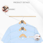 Hanger Hooks Space Saving, 60PCS Clothes Hanger Connector Hooks Closet Space Savers for Hanging Clothes, Black (Pack of 3) - Image 3
