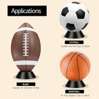 6 pcs Ball Display Stand – Durable Memorabilia Sports Ball Stand Holder for Basketball, pedestal, Soccer, Football, Volleyball Storage Rack - Image 6