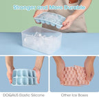 DOQAUS Ice Cube Tray with Lid and Bin,4 Pack Ice Cube Trays for Freezer - Image 3