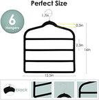 Velvet Hangers Space Saving Non Slip Pant Velvet Hangers Multi Layer Hanger - Image 6