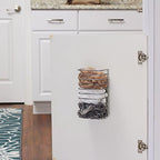 Household Essentials Satin Nickel Steel Door Basket - Image 4