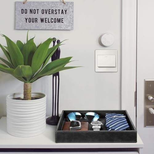 SITHON Valet Tray Desk Organizer PU Leather Catchall - Image 4
