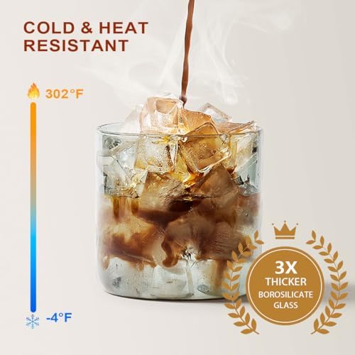 Ankou Glass Coffee Canister 900ml x 2 Jar, Airtight Food Storage Container with Pop Lid, Kitchen High Borosilicate Glass Contianers For Tea Coffee Bean Sugar - Image 4